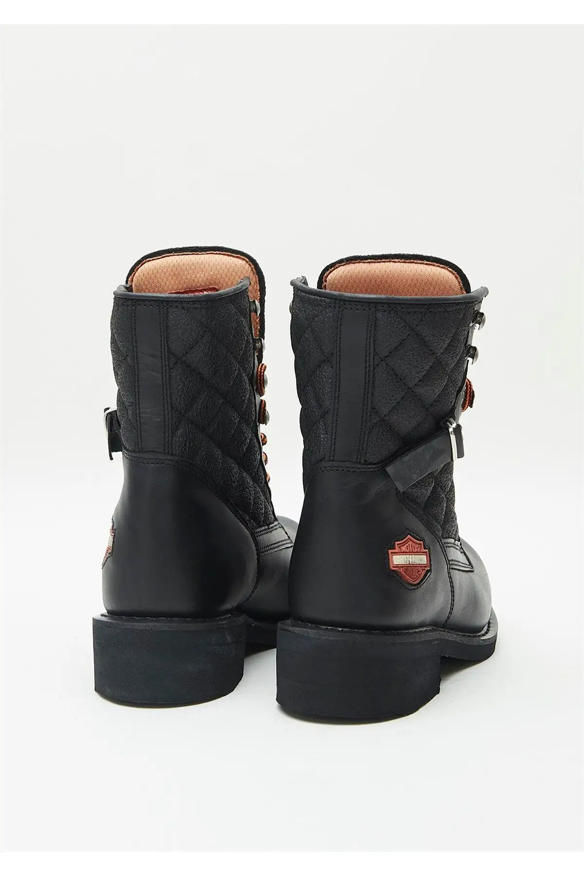 بوت مردانه چکمه چرم مشکی  نیو ورکر - 5607 بوت مردانه چکمه چرم مشکی نیو ورکر - 5607