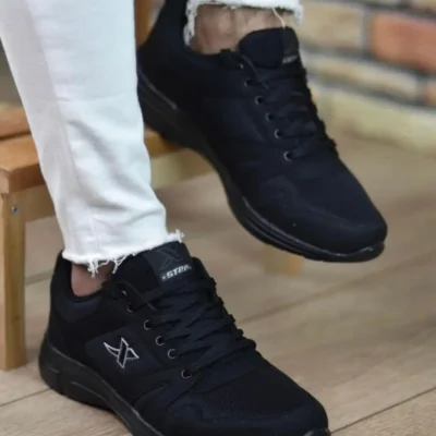 کفش سایز بزرگ مردانه ورزشی شماره ۴۵-۴۶-۴۷ - رنگ مشکی - 6719