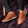 کفش سایز بزرگ مردانه روزمره چرم طبیعی ساده، کژوال، ۱۰۰٪ چرم - 6720