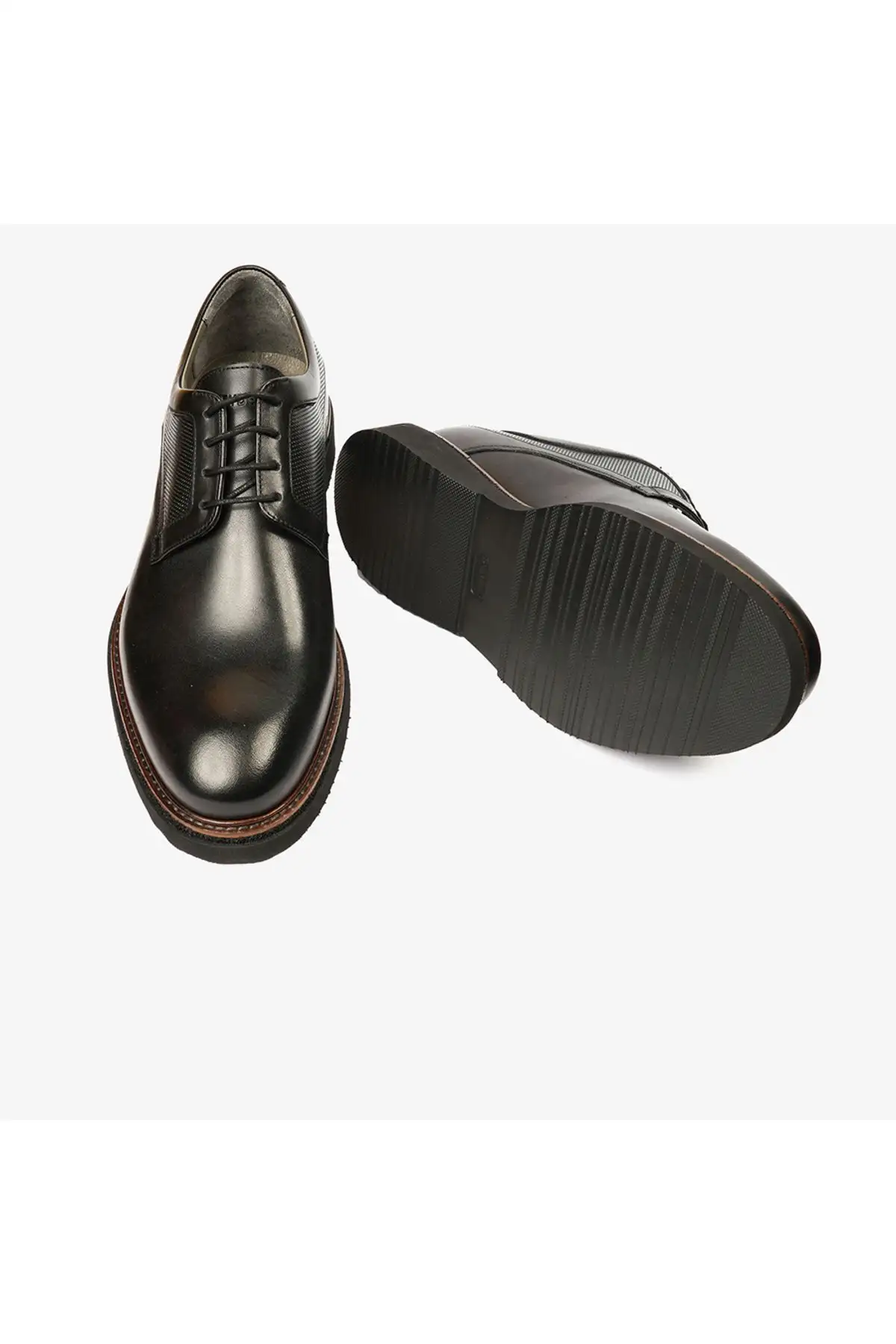 کفش رسمی مردانه  کلاسیک  مشکی از چرم طبیعی - 6964 کفش رسمی مردانه کلاسیک مشکی از چرم طبیعی - 6964