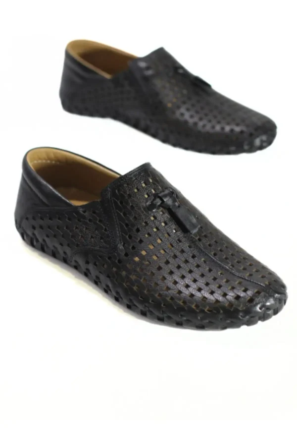 کفش رسمی مردانه روزمره از چرم طبیعی / تابستانی / مشبک با قابلیت تنفس - 6365