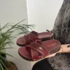 کفش راحتی خانه زنانه با زیره آناتومیک، پزشکی، اورتوپدیک، کلاسیک و مدل ضربدری برای مادران، صندل خیابانی - 6994