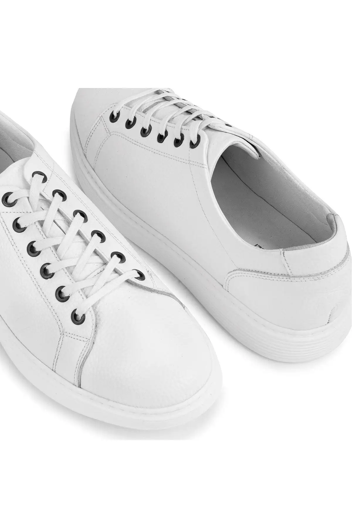 کفش سایز بزرگ مردانه بند   ورانو از چرم طبیعی،  روزمره تابستانی،  ورزشی سبک،  چرم سفید - 6718 کفش سایز بزرگ مردانه بند ورانو از چرم طبیعی، روزمره تابستانی، ورزشی سبک، چرم سفید - 6718