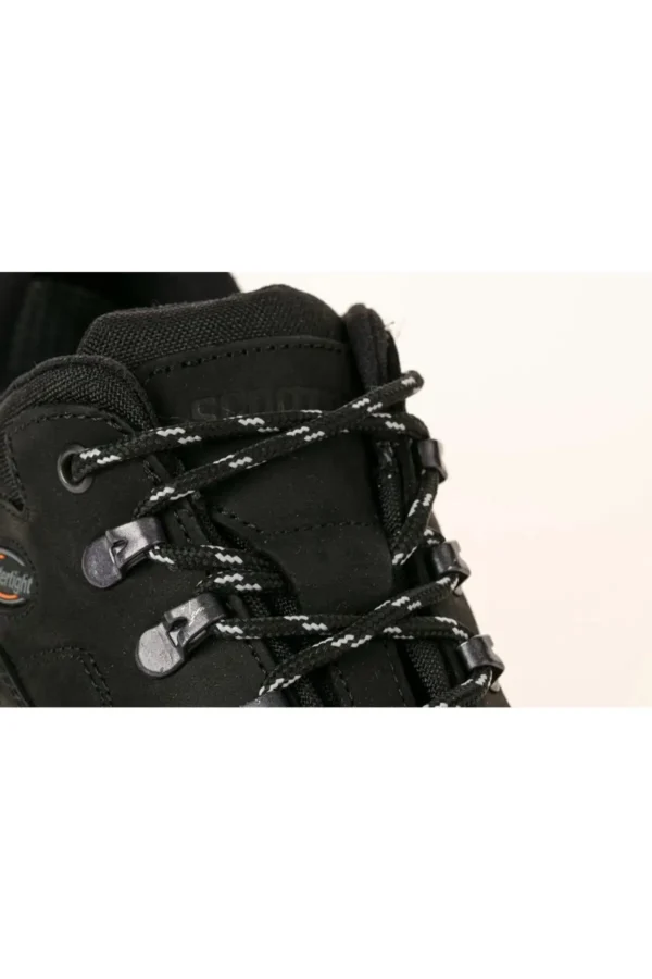 بوت مردانه کفش چرم سیاه مقاوم در برابر آب M5537CS - 6671