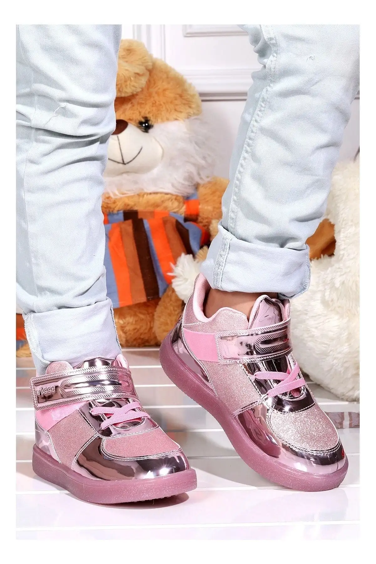 بوت بچگانه میمی بی‌به - پاتیک - چراغدار فیلتی - 6658