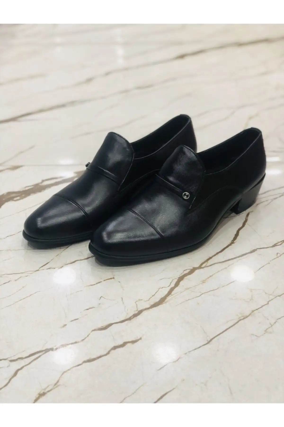 کفش رسمی مردانه   کلاسیک بدون بند با پاشنه تخم مرغی ساخته شده از ۱۰۰% چرم، تولید ویژه روز چهارشنبه. - 6458 کفش رسمی مردانه کلاسیک بدون بند با پاشنه تخم مرغی ساخته شده از ۱۰۰% چرم، تولید ویژه روز چهارشنبه. - 6458