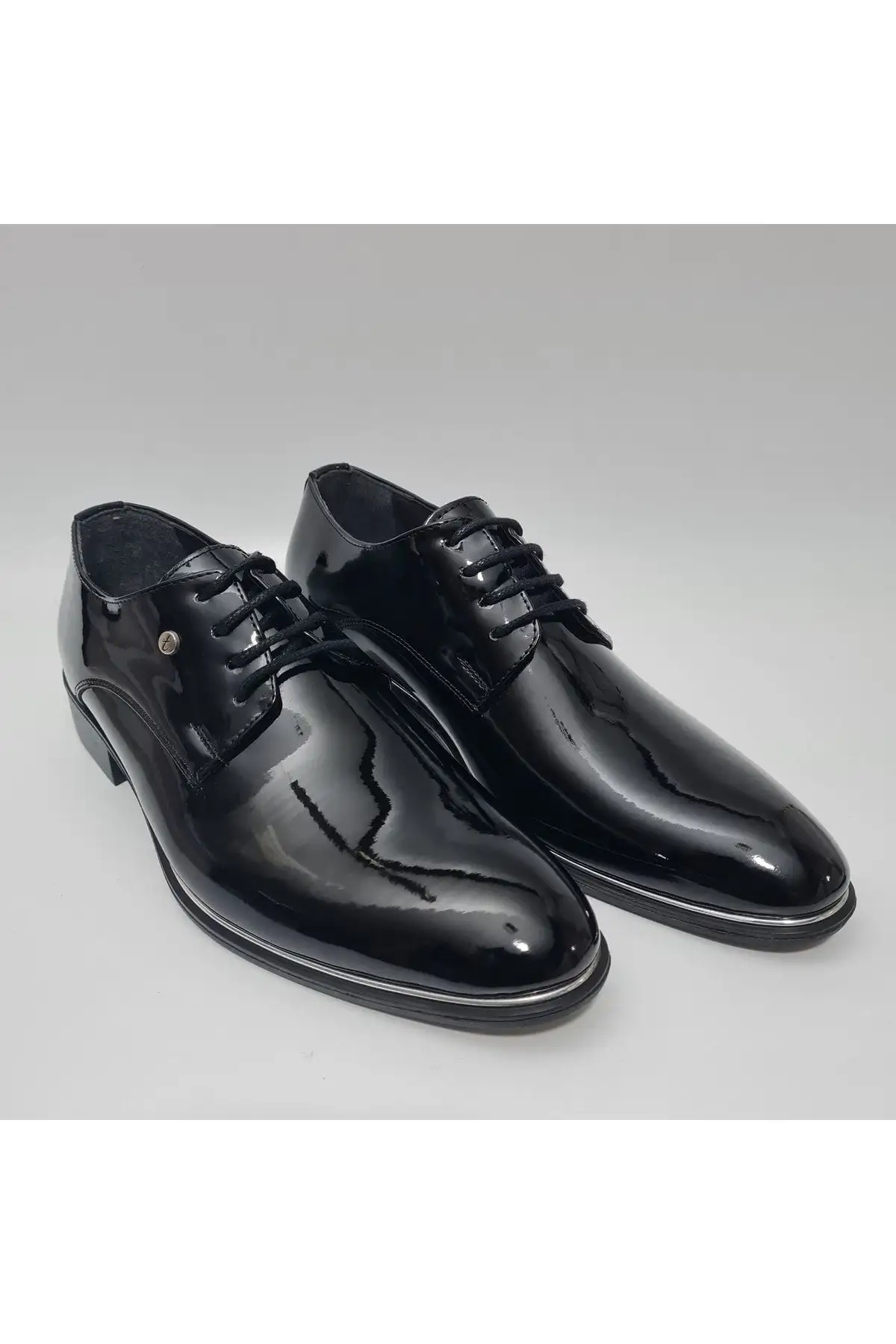 کفش رسمی مردانه مدل سادۀ چلسی مشکی جیر نمدی N570 - 6466