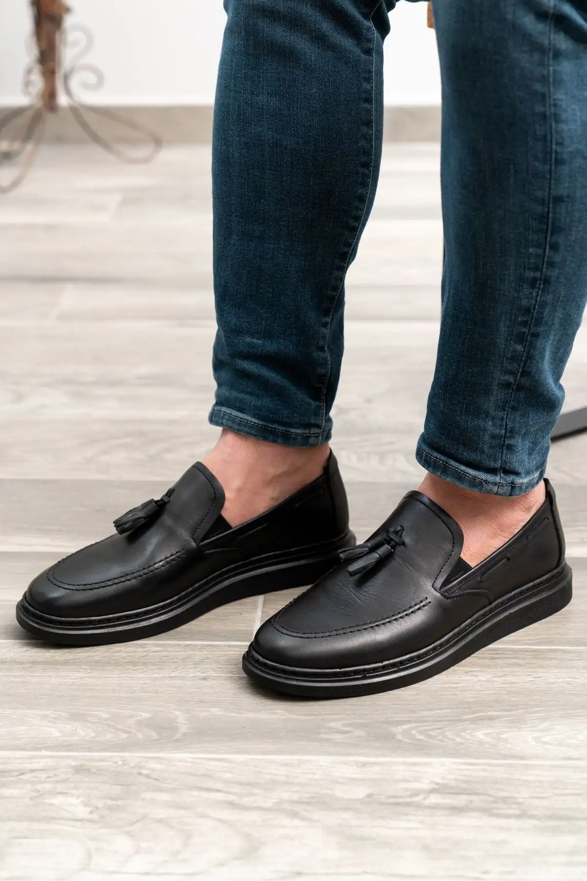 کفش رسمی مردانه 1. کلاسیک 2. چرم طبیعی 3. روزمره 4. loafer - 6363