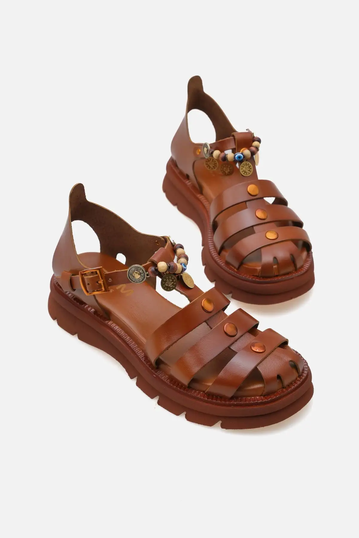 کفش صندل زنانه - روزمره   چرم طبیعی - 7054 کفش صندل زنانه - روزمره چرم طبیعی - 7054