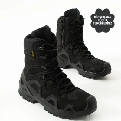 بوت مردانه و پوتین تاکتیکی نظامی فنر دار برای زنان و مردان ۴ فصل مدل SS602 - 6839