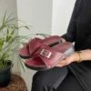 کفش راحتی خانه دمپایی زنانه با کفی آناتومیک طبی اورتپدیک کلاسیک با یک بند، دمپایی مادر، دمپایی خیابانی - 7009