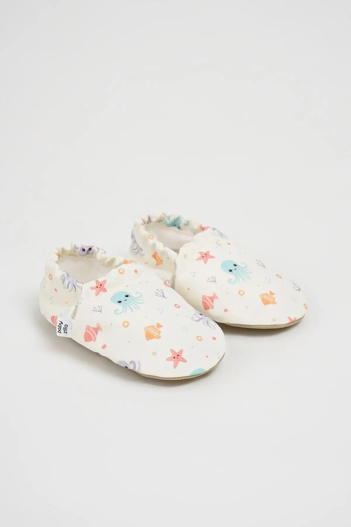 کفش نوزاد پسر 1. پاپوش با زیره ضد لغزش 2. دمپایی خانه 3. مهدکودک 4. پاندوف تابستانی - 5474