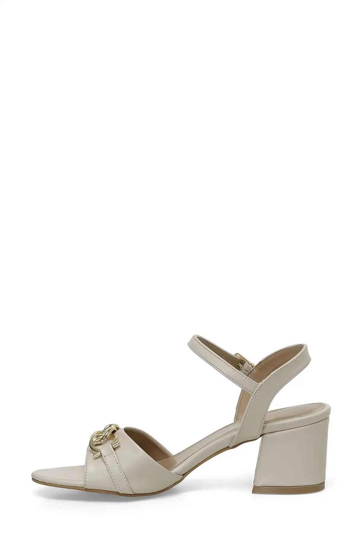 کفش صندل زنانه پاشنه‌دار مدل 4FX Bej کد 323099.Z - 6127