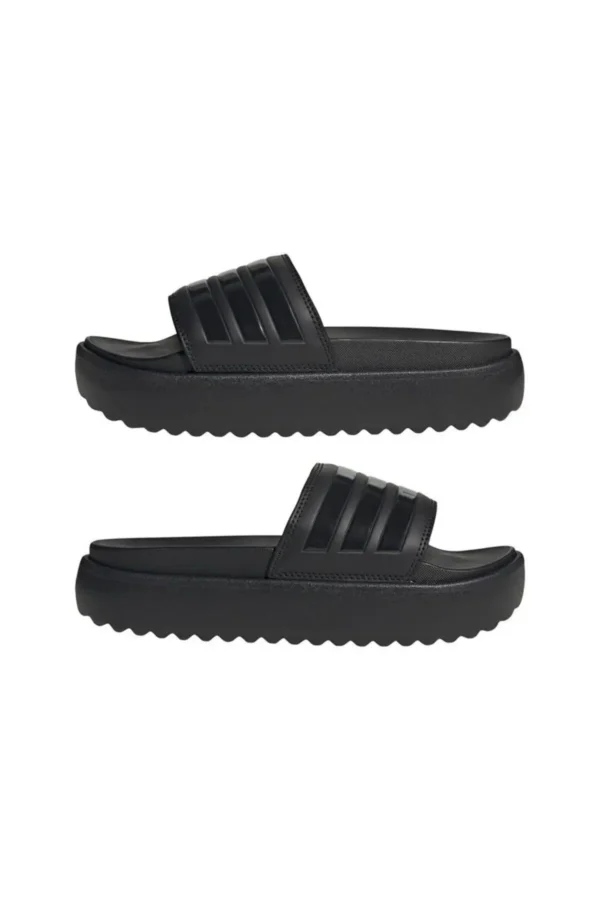 کفش راحتی خانه صندل پلتفرم زنانه مشکی مدل Hq6179-adilette - 5920