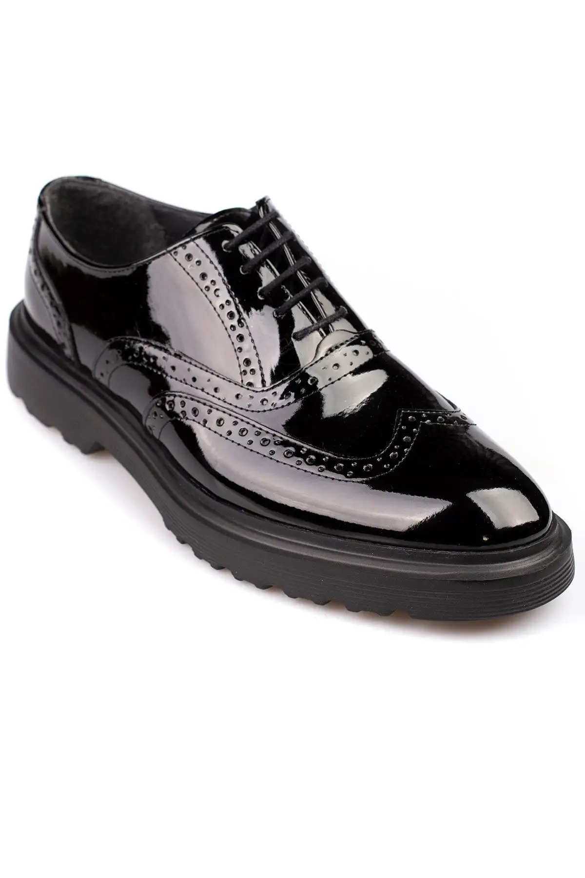 کفش رسمی مردانه  کلاسیک مشکی مات، چرم مصنوعی و سوئدی، مناسب برای داماد و کت و شلوار، با زیره ضخیم - 6464 کفش رسمی مردانه کلاسیک مشکی مات، چرم مصنوعی و سوئدی، مناسب برای داماد و کت و شلوار، با زیره ضخیم - 6464