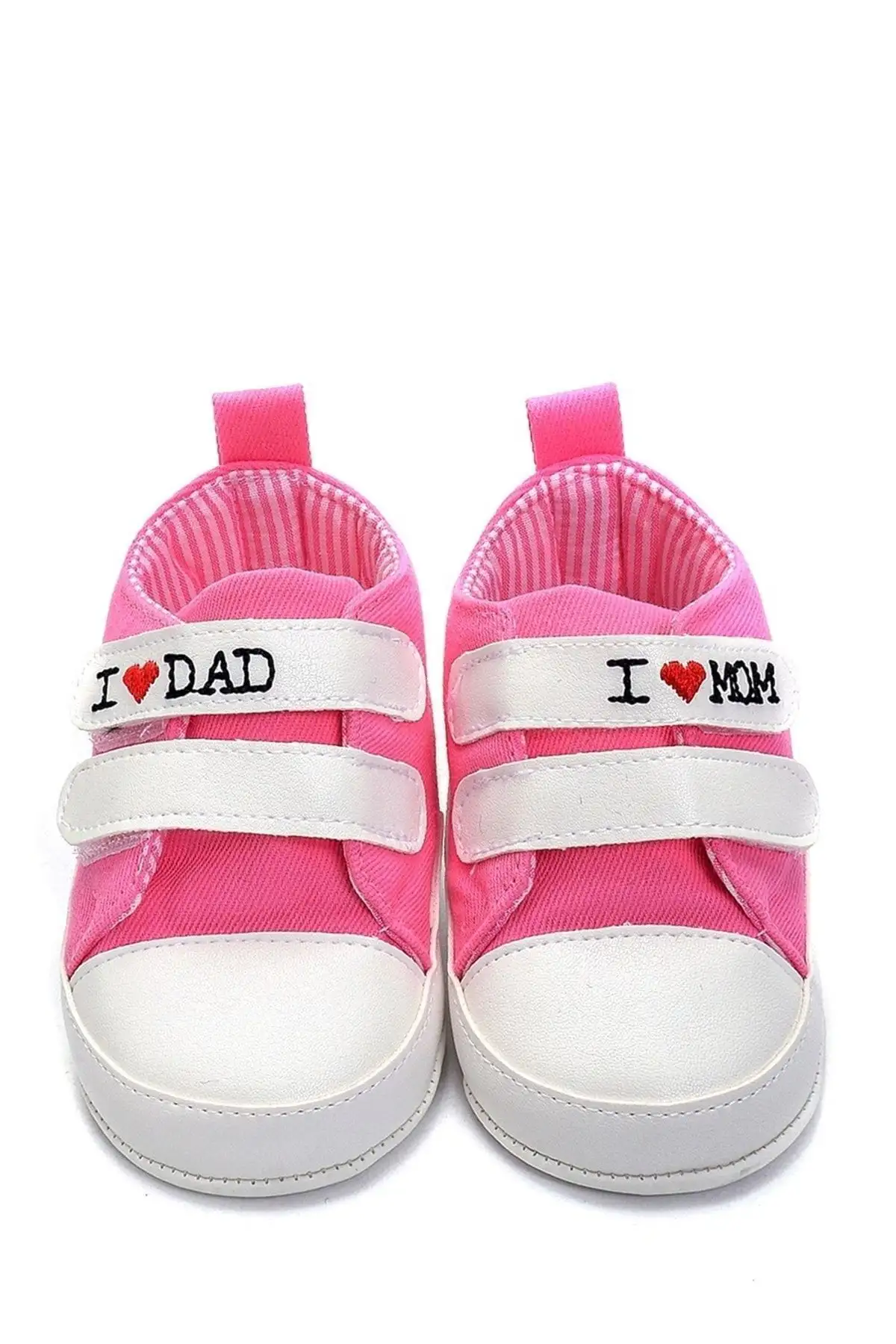 کفش نوزاد پسر من عاشق مامان و بابا پاتیک صورتی G-2287 - 5455 کفش نوزاد پسر من عاشق مامان و بابا پاتیک صورتی G-2287 - 5455