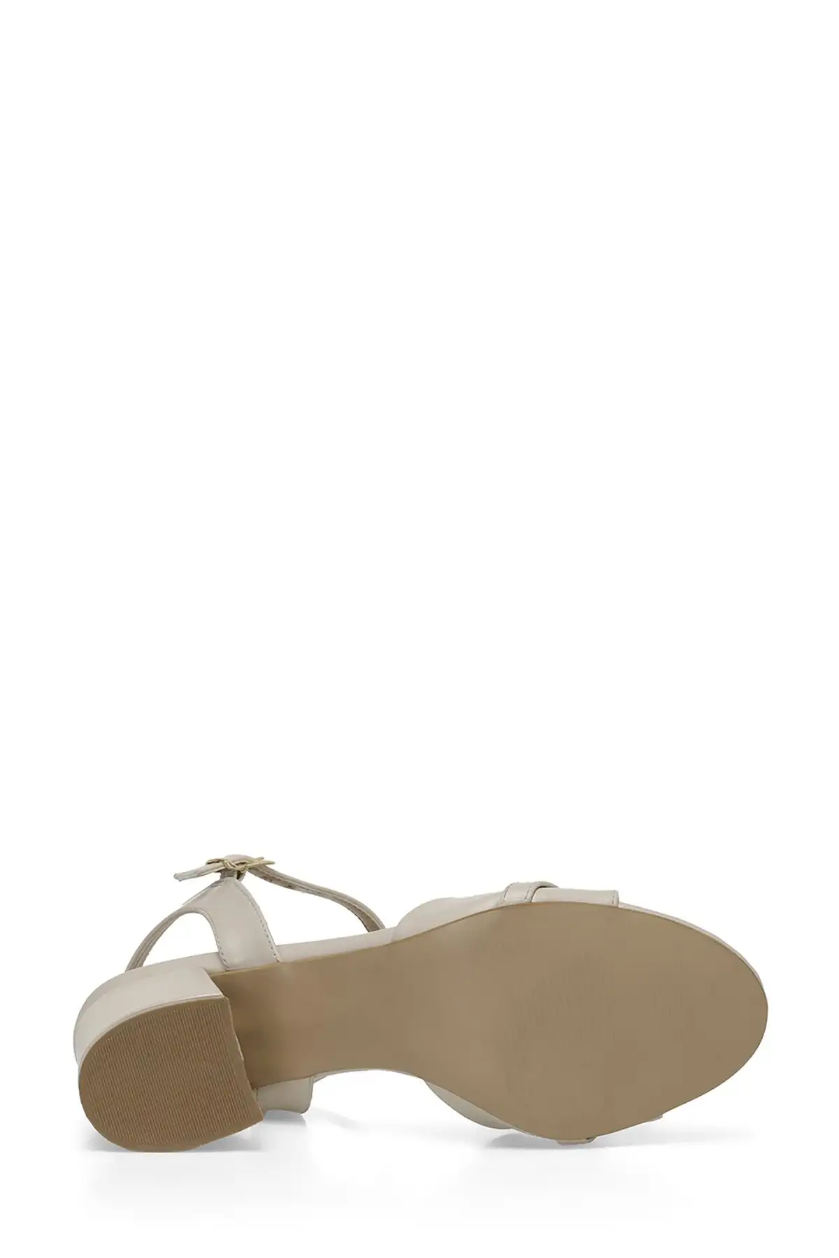 کفش صندل زنانه پاشنه‌دار مدل 4FX Bej کد 323099.Z - 6127