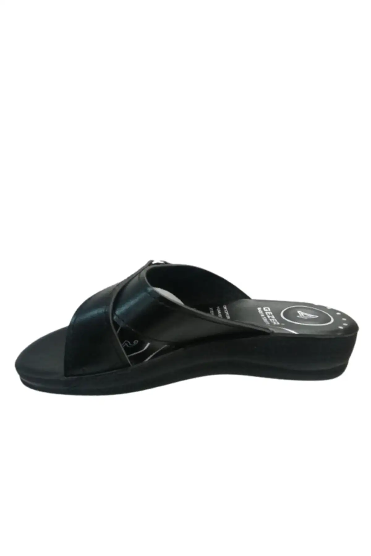 کفش راحتی خانه Ge082-10   زنانه بند دار مشکی ortopedik - 6339 کفش راحتی خانه Ge082-10 زنانه بند دار مشکی ortopedik - 6339