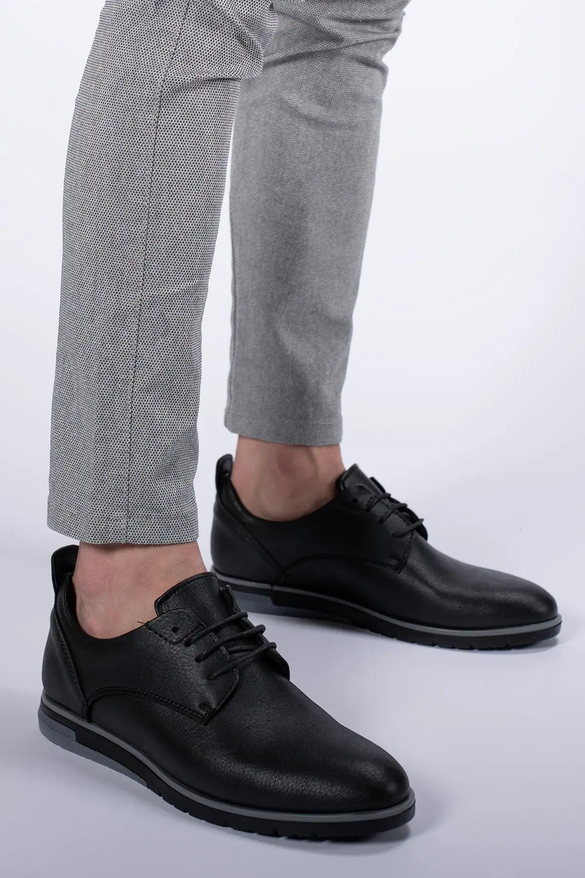 کفش رسمی مردانه کژوال ۰۰۱۲۲۰۶ مشکی مشکی - 6367