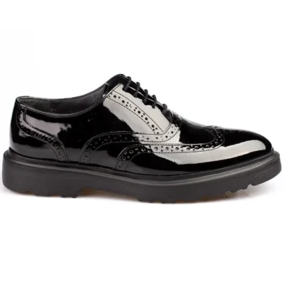 کفش رسمی مردانه کلاسیک مشکی مات، چرم مصنوعی و سوئدی، مناسب برای داماد و کت و شلوار، با زیره ضخیم - 6464