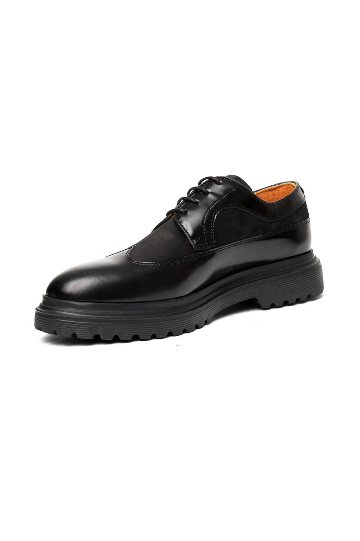 کفش رسمی مردانه کلاسیک چرم طبیعی سیاه - 6956