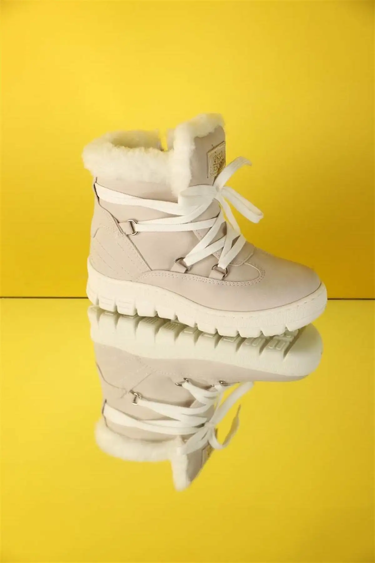 بوت بچگانه کفش  دخترانه کپا بژ سایز 22-30 - 6135 بوت بچگانه کفش دخترانه کپا بژ سایز 22-30 - 6135