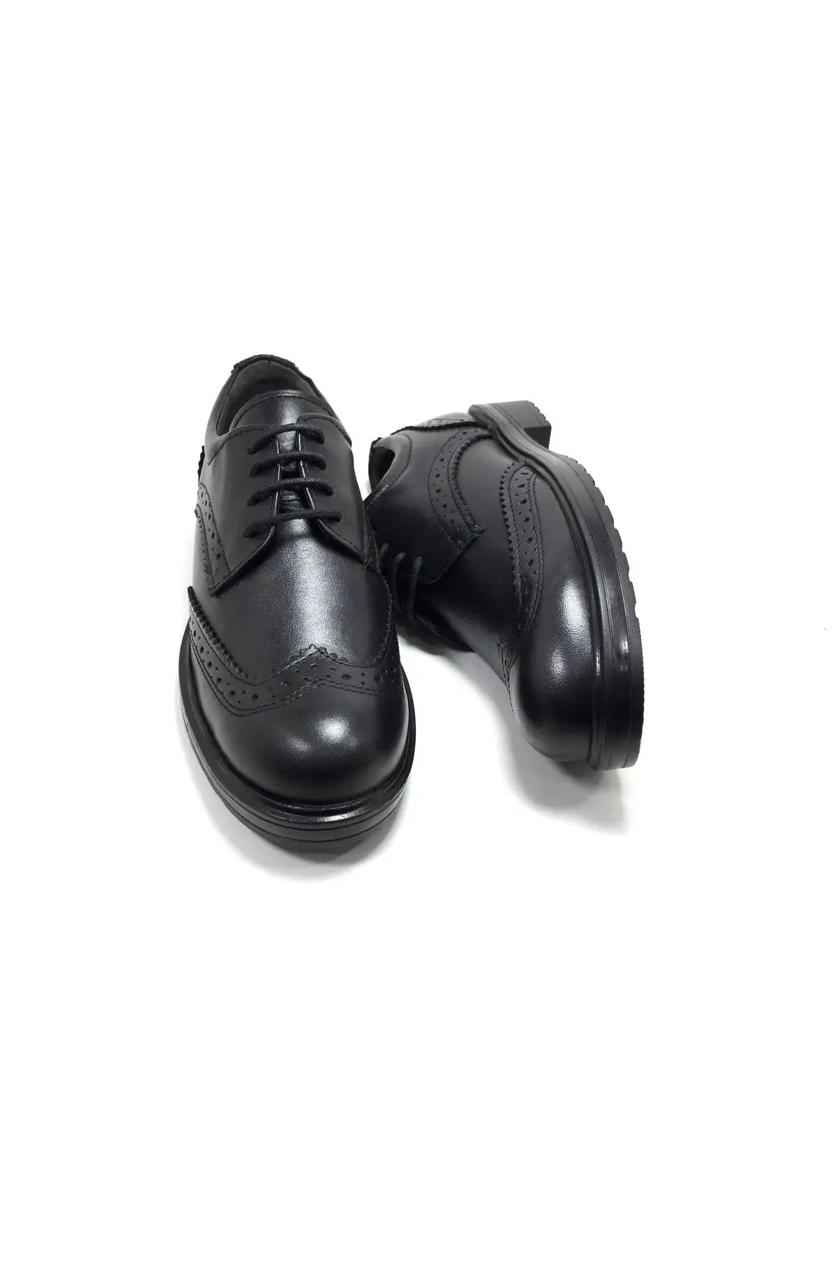 کفش مجلسی زنانه  آکسفورد  تمام چرم مشکی با ویژگی ماساژ - 6219 کفش مجلسی زنانه آکسفورد تمام چرم مشکی با ویژگی ماساژ - 6219