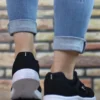 کفش سایز بزرگ مردانه ورزشی ۴۵-۴۶-۴۷ رنگ مشکی - 6723