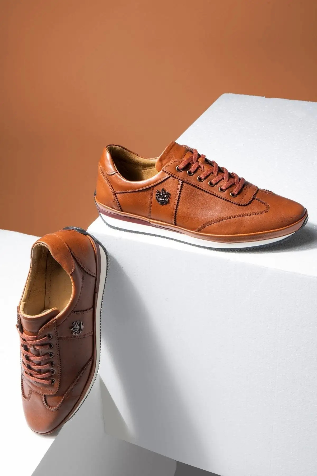 کفش سایز بزرگ مردانه - روزمره رویال از چرم اصل - کژوال - ۱۰۰% چرم - چهار فصل - 6714