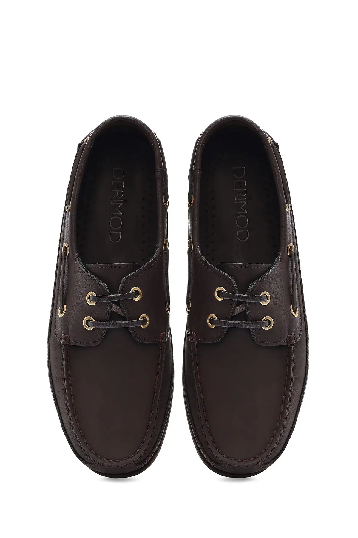 مردانه کفش راحتی لاکچری قهوهای چرم 25SFD6607M2 - 6390 مردانه کفش راحتی لاکچری قهوهای چرم 25SFD6607M2 - 6390