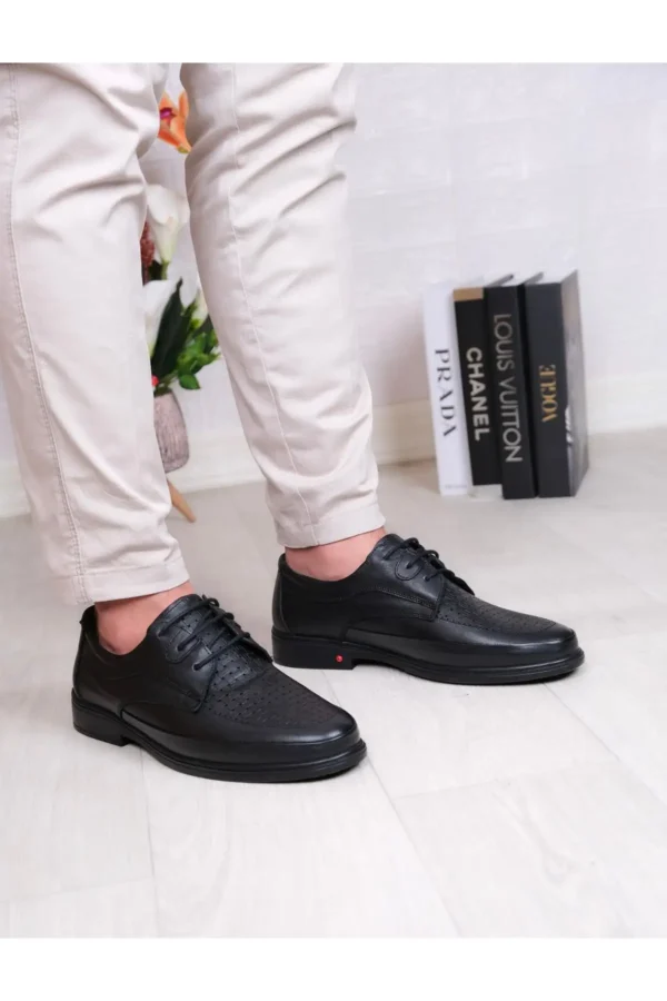 کفش رسمی مردانه بسیار سبک و نرم از چرم طبیعی - 7035