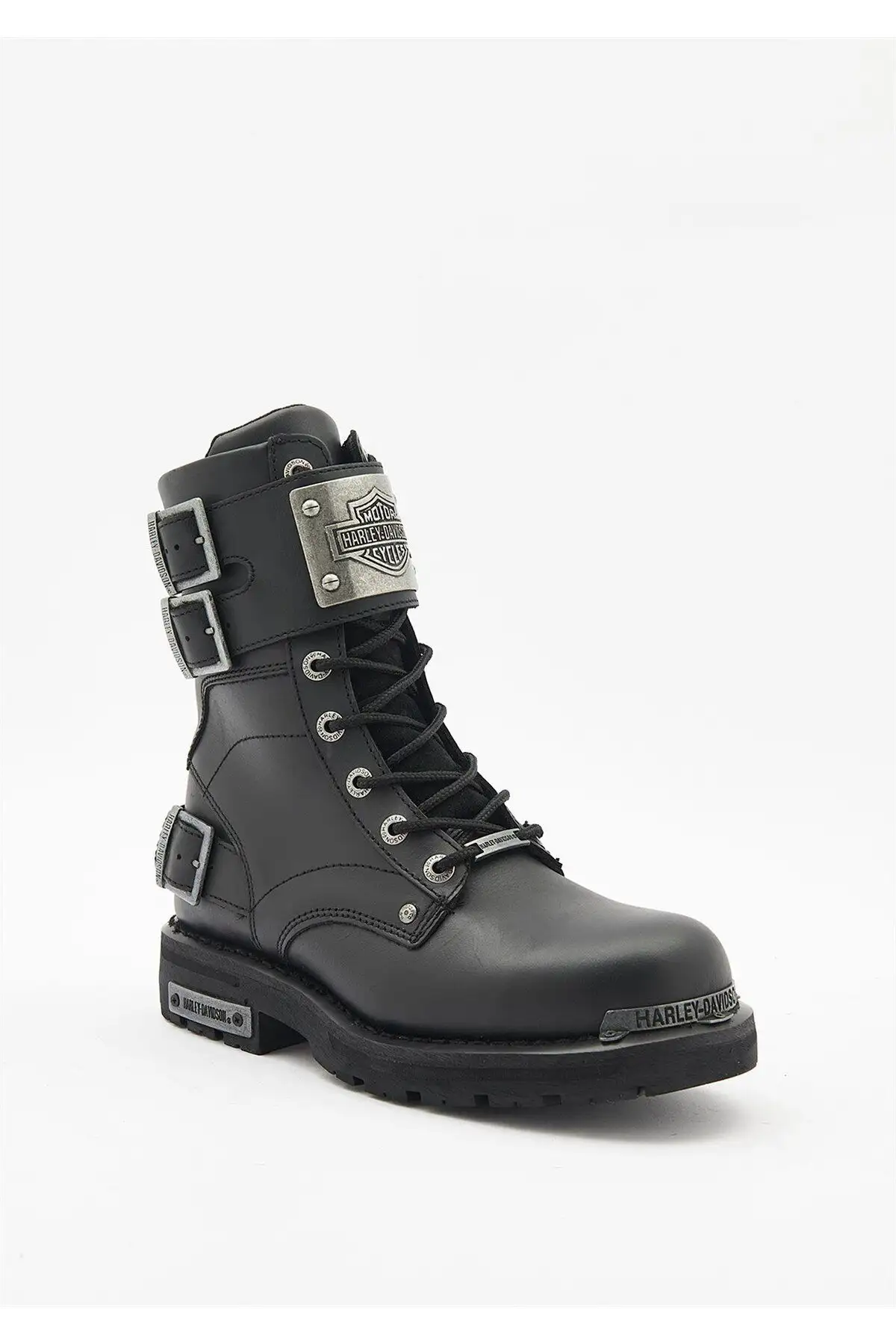 بوت مردانه چکمه چرم  سیاه ریکتسون - 5608 بوت مردانه چکمه چرم سیاه ریکتسون - 5608