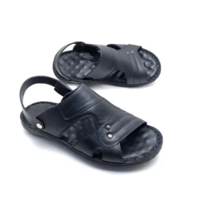 کفش سایز بزرگ مردانه سندل ortopedik کامل از چرم طبیعی - 6828