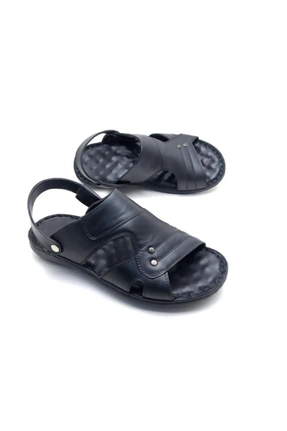 کفش سایز بزرگ مردانه سندل ortopedik کامل از چرم طبیعی - 6828