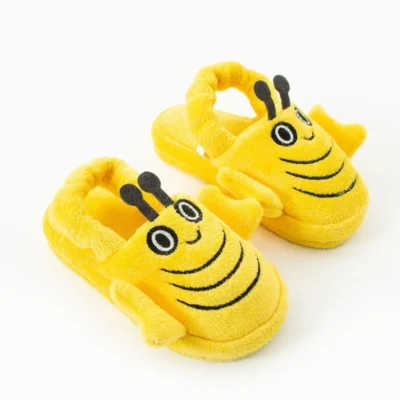 کفش نوزاد پسر پاپوش کودک و طرح زنبور عسل، مهدکودک با زیره ضد لغزش، خانگی - 7143