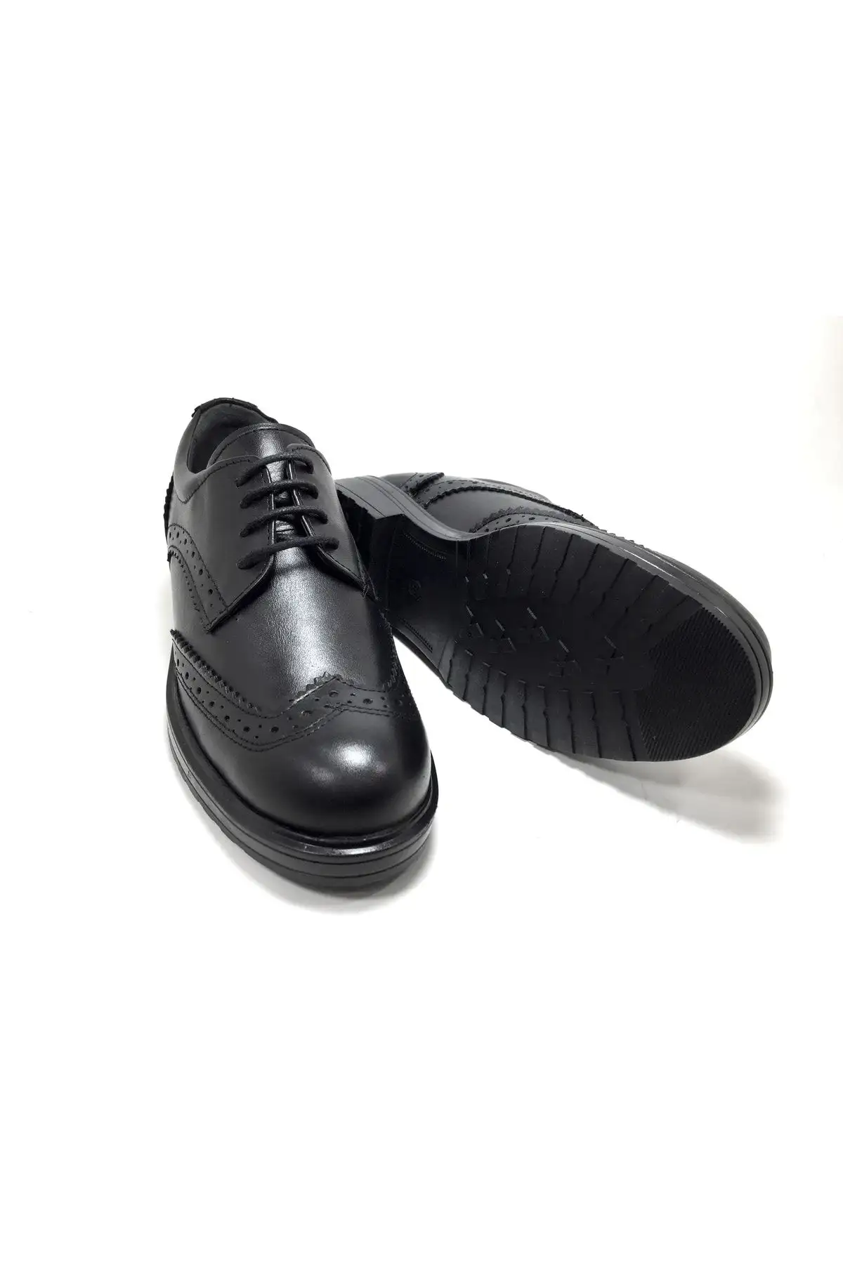 کفش مجلسی زنانه  آکسفورد  تمام چرم مشکی با ویژگی ماساژ - 6219 کفش مجلسی زنانه آکسفورد تمام چرم مشکی با ویژگی ماساژ - 6219