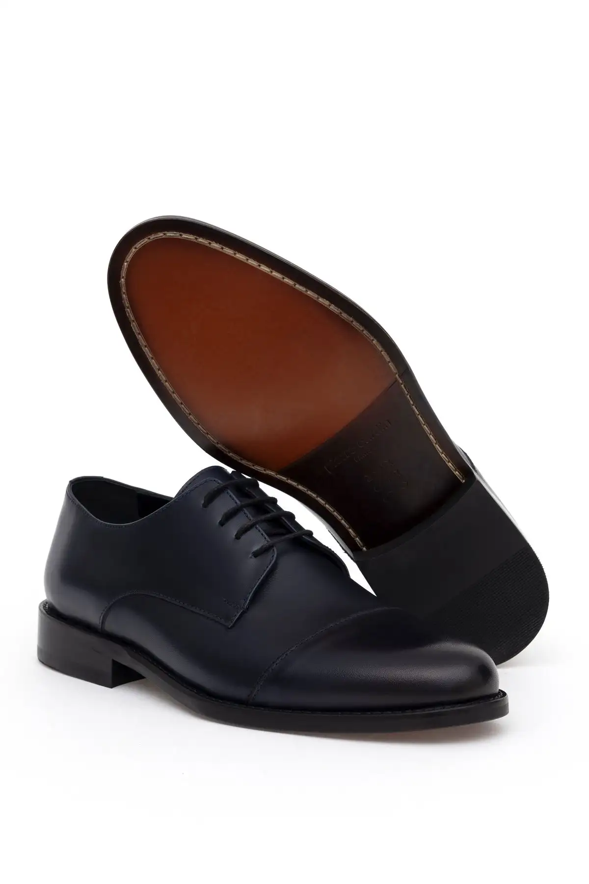 کفش رسمی مردانه کلاسیک سرمه‌ای 50287224-VR033 - 6371