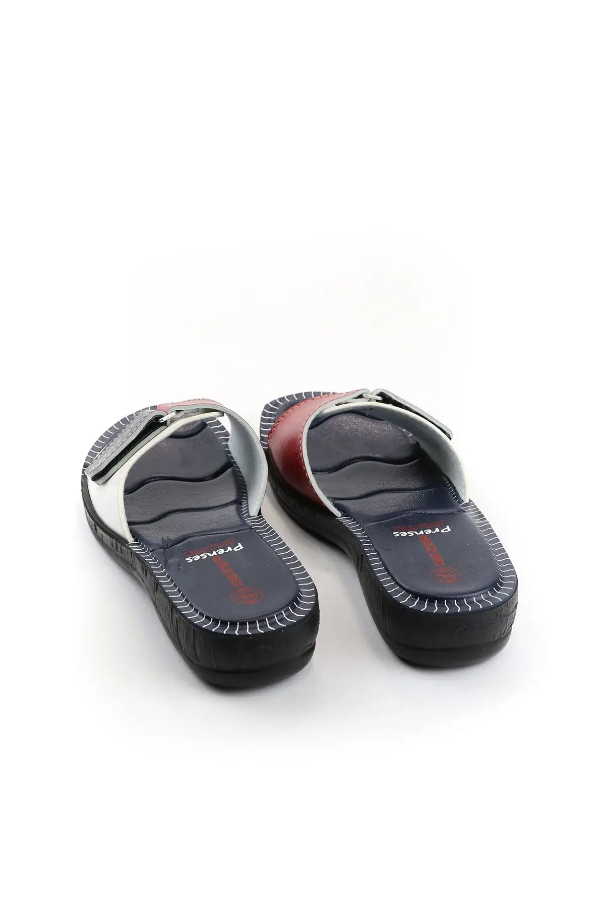 کفش راحتی خانه دمپایی زنانه تابستانی با بند چسبی قابل تنظیم - 6332