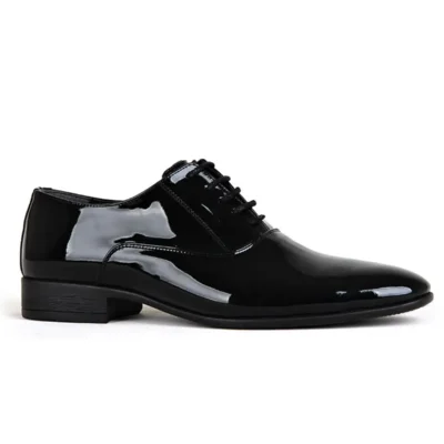 کفش رسمی مردانه مجلسی با رویه چرم براق - 6353