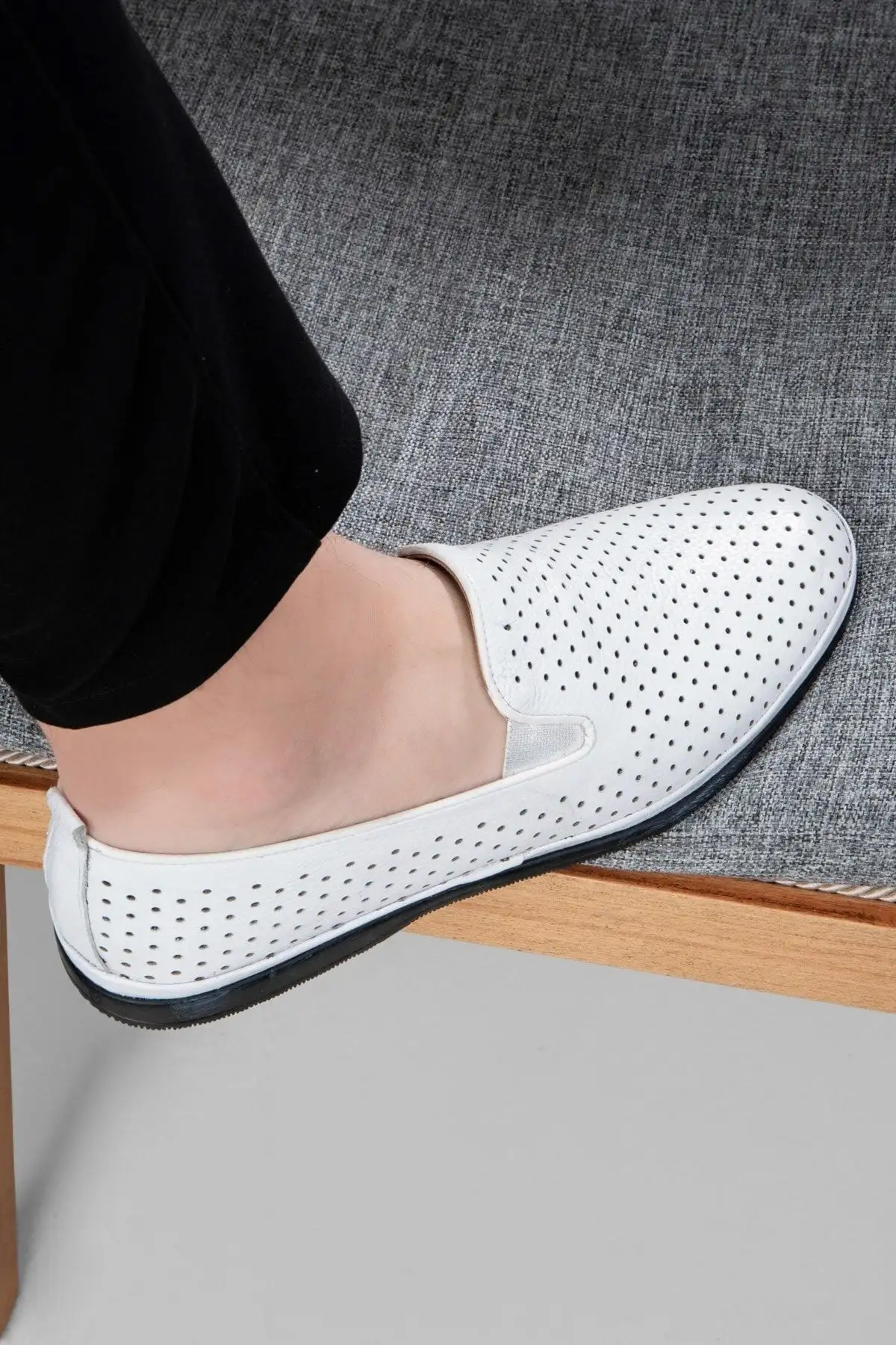 کفش روزمره مردانه کومبا   راحتی اورتوپدیک از چرم طبیعی،  اورتوپدیک لوفر پدرانه - 6387 کفش روزمره مردانه کومبا راحتی اورتوپدیک از چرم طبیعی، اورتوپدیک لوفر پدرانه - 6387