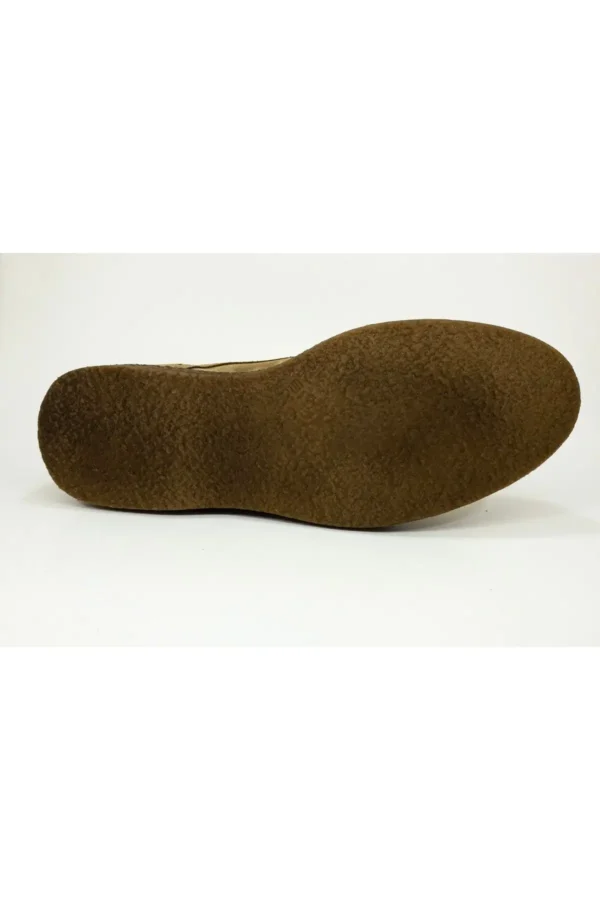 کفش رسمی مردانه روزمره چرم طبیعی رنگ قهوه‌ای روشن - 5999