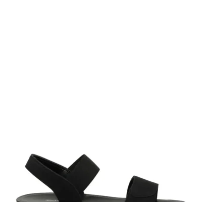 کفش صندل زنانه 323679.Z 4FX مسطح مشکی - 6091