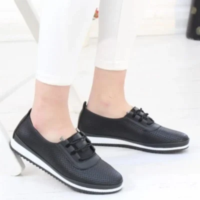 کفش ورزشی روزمره نازک زنانه مادر با سوراخ‌ها - 6629