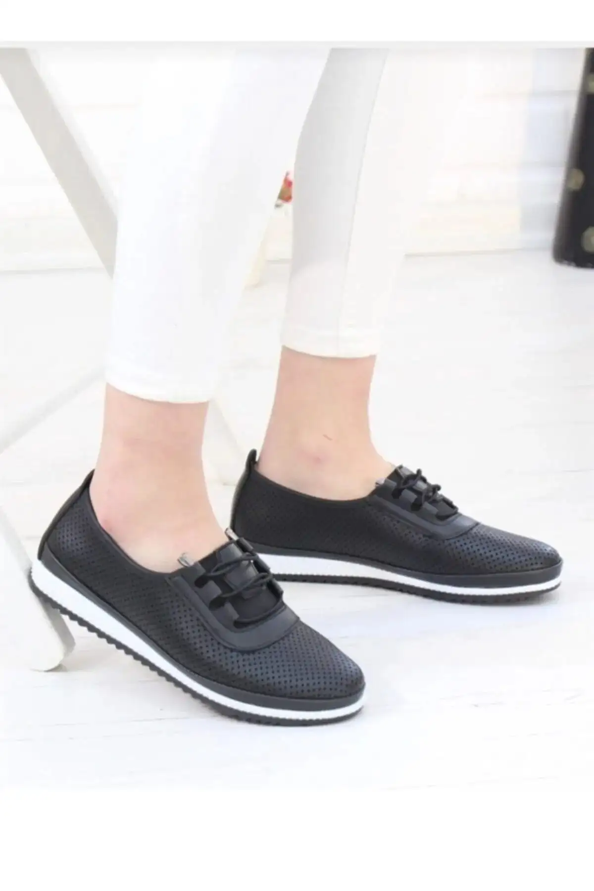 کفش ورزشی روزمره  نازک زنانه مادر با سوراخها - 6629 کفش ورزشی روزمره نازک زنانه مادر با سوراخها - 6629