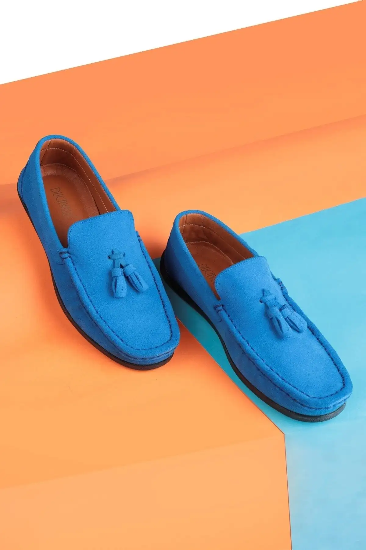 کفش روزمره مردانه فرانسن از چرم طبیعی، لوفر، سبک، لوفر با پاپیون - 5957