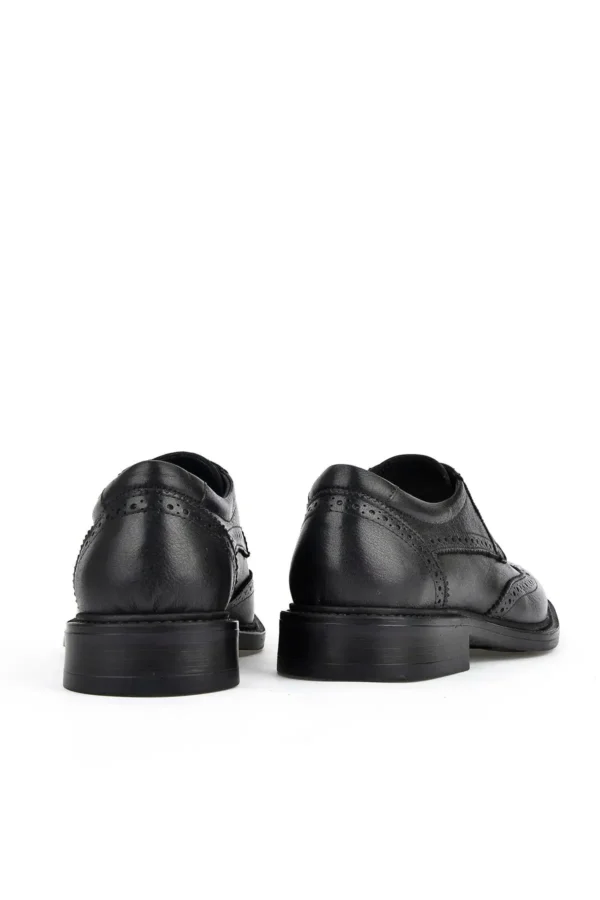 کفش رسمی مردانه چرم طبیعی 141744z2383 مشکی - 6469