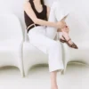 کفش تخت زنانه تابا/ابریشمی لئوپارد 01AYY308040A379 - 6862