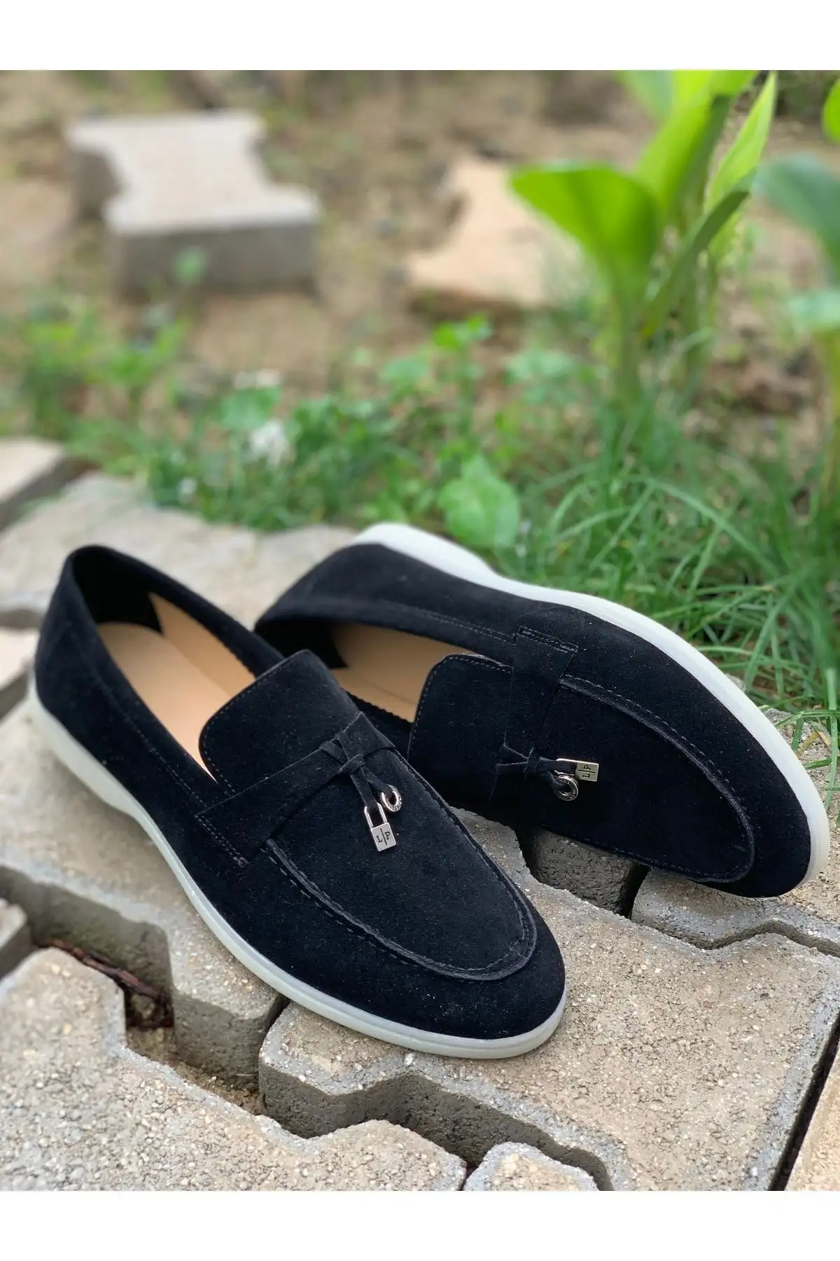 کفش مجلسی زنانه مردانه  لوفر جیر سیاه،  کلاسیک،  تابستانی - 5679 کفش مجلسی زنانه مردانه لوفر جیر سیاه، کلاسیک، تابستانی - 5679