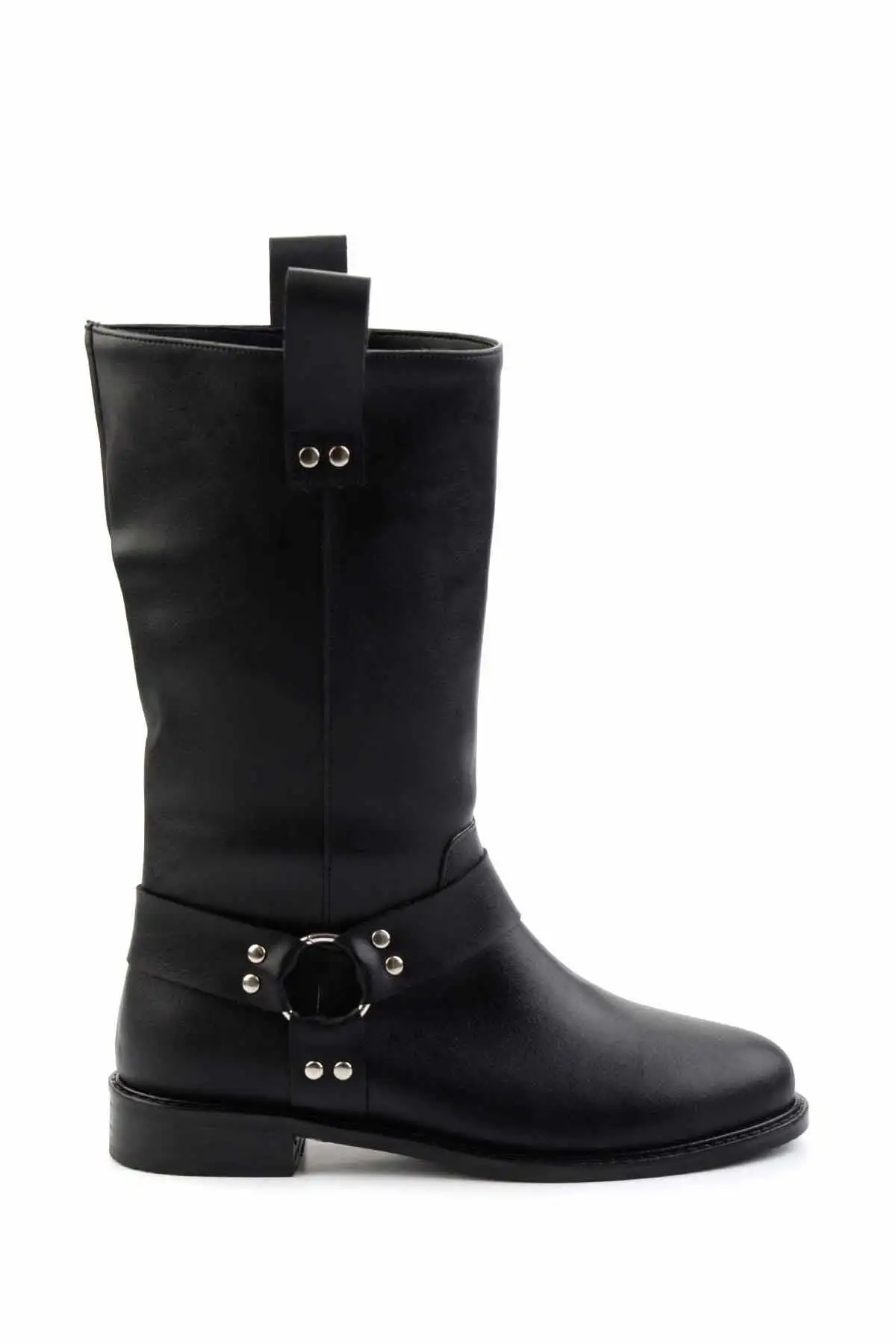 بوت و نیم‌ بوت زنانه چکمه مشکی K02140436509 - 6191