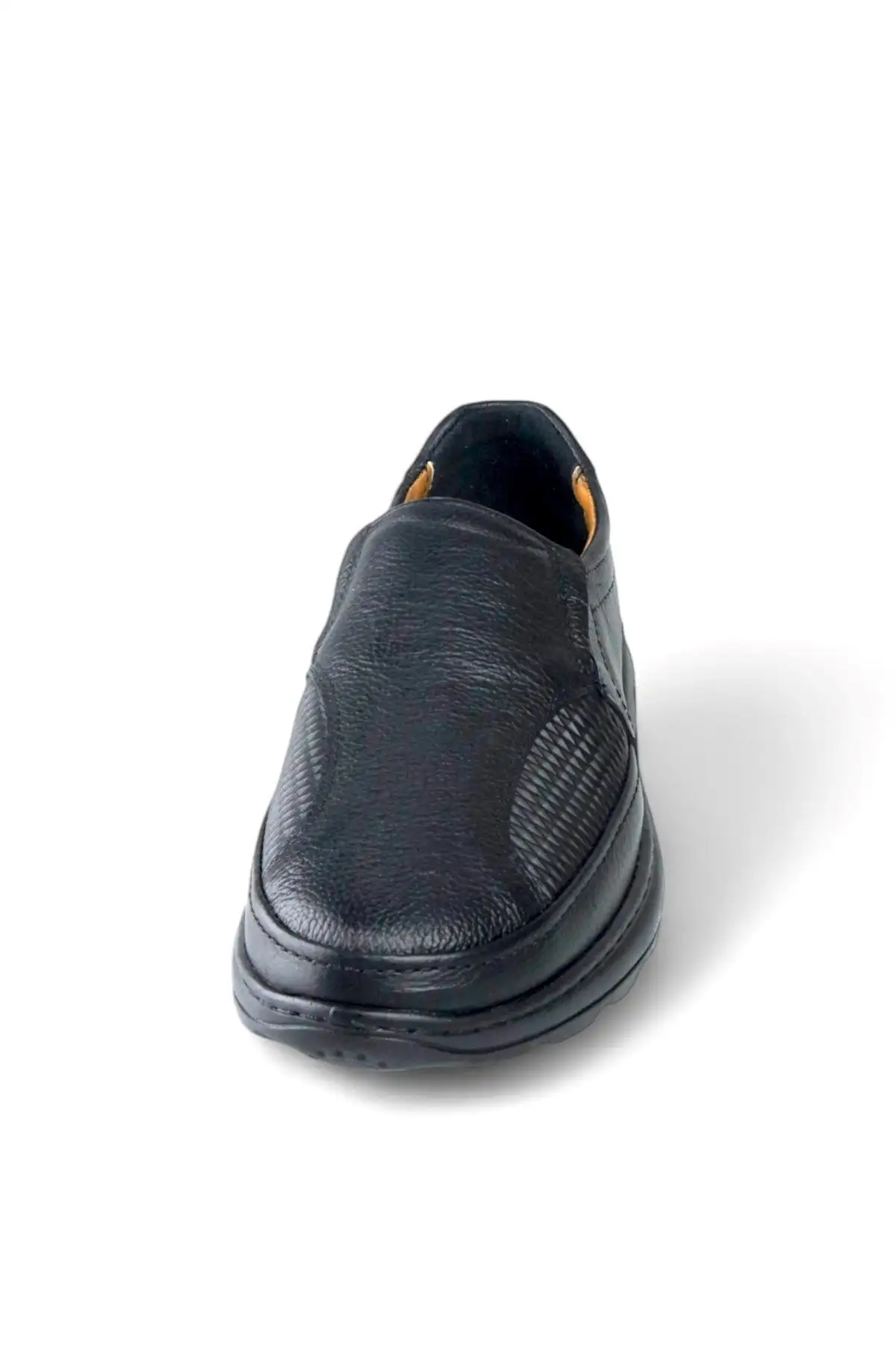 کفش رسمی مردانه Fm401 روزمره ortopedik با رویه چرم طبیعی و دارای پاپیونی بند دار. - 6005